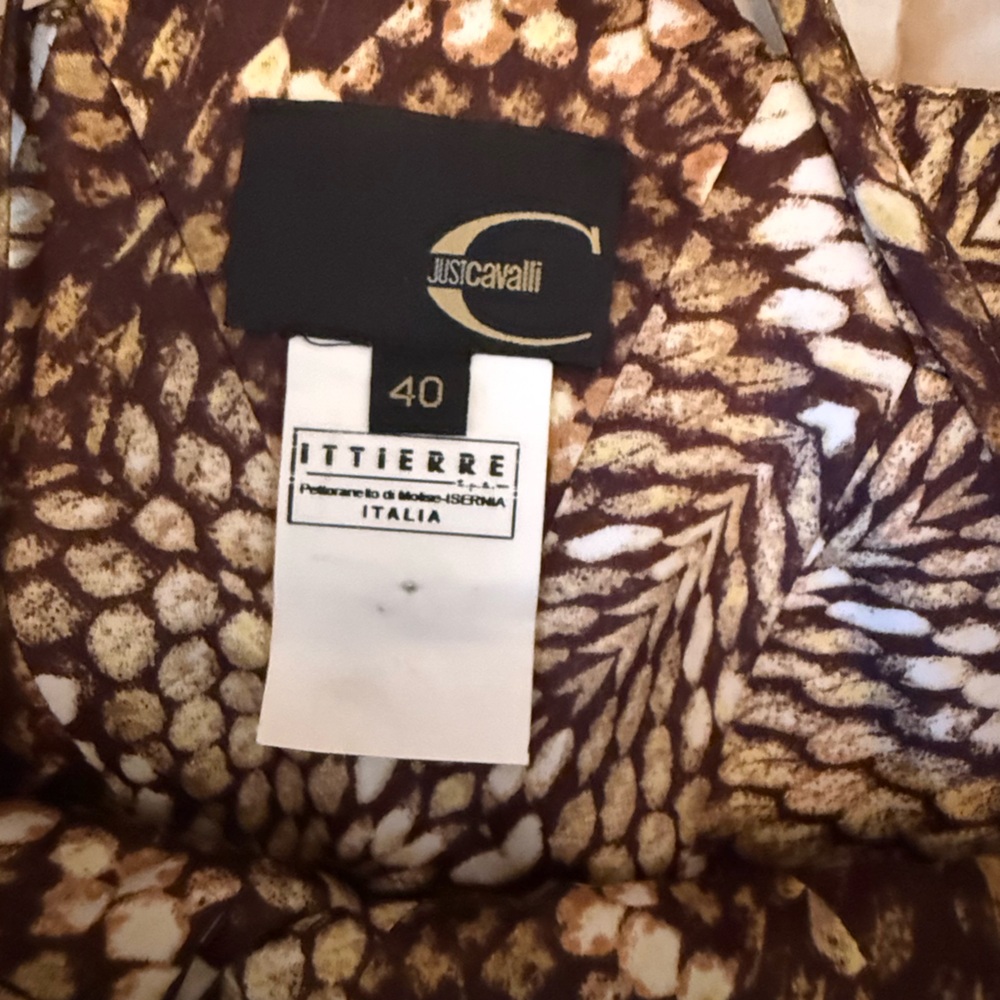 Just Cavalli Midi Dress-ALTERED - SEE MEASUREMENTS AND DESCRIPTION - Picture 13 of 13